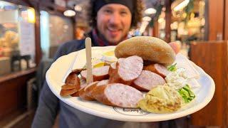 Tasting street food in SLOVENIA  Love for sausages 