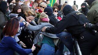 Frauen-Protest gegen Lukaschenko Deutlich mehr Festnahmen