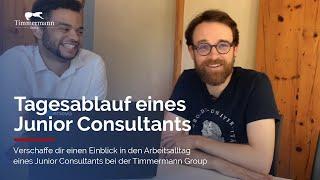 Tagesablauf eines Junior Consultants bei der Timmermann Group