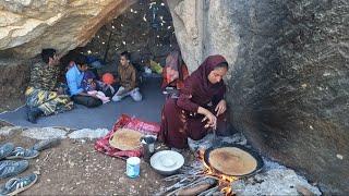 Nomadic life building a shelter in the mountains#village #nomadic #doors