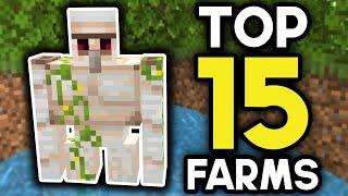 TOP 15 Farms for Minecraft Bedrock 1.21 2024