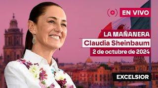 Mañanera de Claudia Sheinbaum 2 de octubre de 2024  EN VIVO