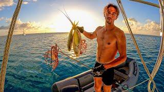 Primitive Bahamas Catch & Cook In My UNDERWEAR Sushi & Lobster