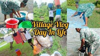 A DAY IN LIFE IN THE VILLAGELAUNDRY AT THE LAKE IN KENYA