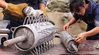 Genius girl hand-rubs the machine without drawings  Lin Guoer