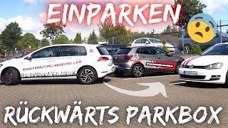 Richtig EINPARKEN - Teil 2 Rückwärts in die Parkbox Grundfahraufgabe PKW 