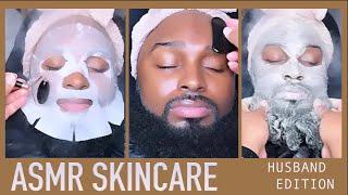 ASMR Skincare Routine Husband Edition  Relaxing AF