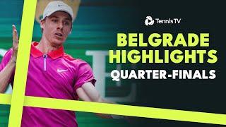 Shapovalov Battles OConnell Lehecka& Djere Also In Action  Belgrade 2024 Quarter-Final Highlights