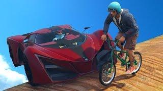 САМЫЙ СЛОЖНЫЙ ПАРКУР НА BMX GTA 5 Смешные Моменты