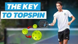 Want Topspin? Watch This Pickleball Lesson