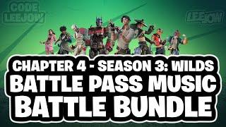 Fortnite Chapter 4 Season 3 WILDS Battle Pass Buying Battle Bundle Music