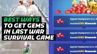 Best Ways to Get and Use Gems in Last War Survival Game