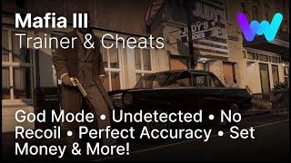 Mafia 3 Definitive Edition Trainer + 12 Cheats Set Money Fuses No Recoil & More