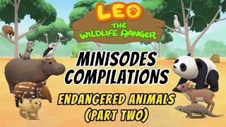 Endangered Animals Minisode Compilation Part 22 - Leo the Wildlife Ranger  Animation  For Kids