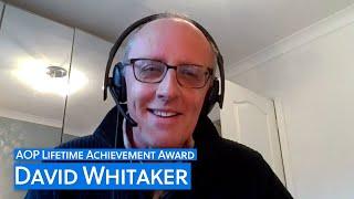David Whitaker AOP Lifetime Achievement Award winner