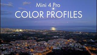 DJI Mini 4 Pro Color Profiles for Video - D Log M vs HLG vs Normal