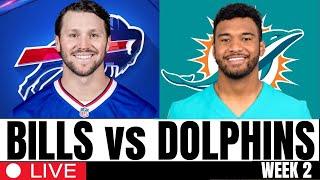 Bills vs Dolphins Live Stream Scoreboard NFL Play by Play and Highlights Week 2  NFL LIVE