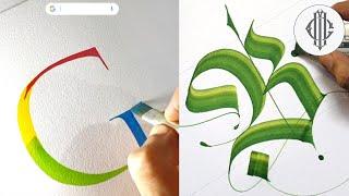 AMAZING CALLIGRAPHY AND LETTERING WITH A MARKER  CALLIGRAPHY MASTERS