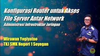 Konfigurasi Router untuk Akses File Server Antar Network sharing folder