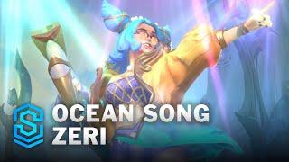 Ocean Song Zeri Wild Rift Skin Spotlight