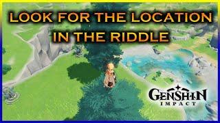 Genshin Impact Look for the location in the riddle  Arcadian Treasure Hunt