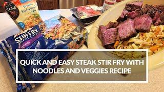 Quick and Easy Steak Stir Fry with Noodles and Veggies Recipe - Perfect for Busy Weeknights