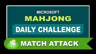 Microsoft Mahjong Daily Challenge July 7 2024  Match Attack - Hard