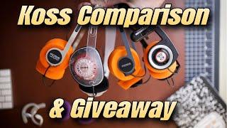 Koss Lineup Comparison & Giveaway - Happy New Year