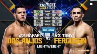 The best moments of the battle MMAUFC Rafael dos Anjos vs. Tony Ferguson