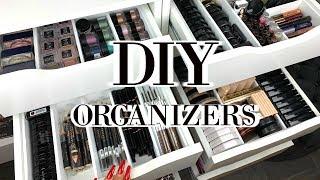 DIY EASY AFFORDABLE MAKEUP ORGANIZERS  DIVIDERS FOR ALEX DRAWERS