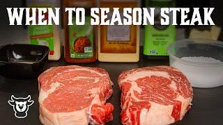 When To Season Steak Experiment - Before or After Cooking?