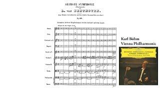 Beethoven Symphony No. 6 in F major Op. 68 Pastoral Böhm & VPO with Score