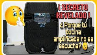 ¡ Secreto Revelado   ¿ Tu bocina amplificada no se escucha ? ¡ Haz  esto  