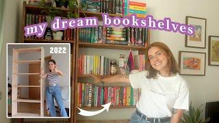 building and organizing my dream bookshelves 