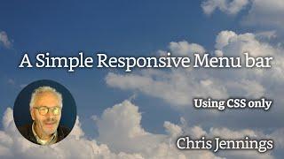A Simple Menubar with CSS only