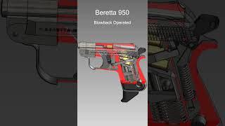 Italian Self Defense Pistol  Beretta 950  How It Works
