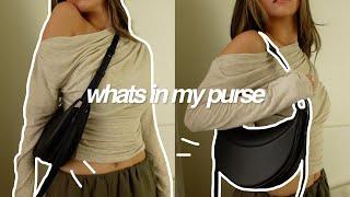 WHATS IN MY PURSE  unbox my new POLENE bag with me & my purse essentials
