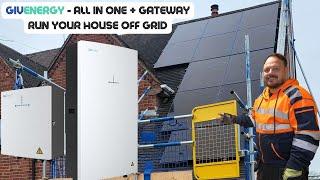 Give Energy AIO all in one with Gateway  Installation with SOLAR PANELS  WHOLE Home Backup