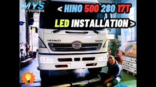 MYS HINO 500 Truck LED Light  Installation Process