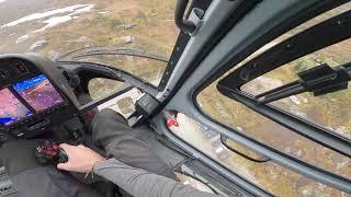 Helicopter FPV Settling with power 1245 AIRBUS H125 Sling load mission