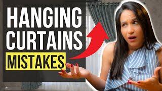 HANGING CURTAINS TOP 7 MISTAKES  and How To Fix Them Now Interior Design Home Decor Ideas & Tips