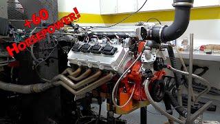 Dyno Tested Edelbrocks New Hemi Cylinder Heads vs Stock on a Gen III Hemi Crazy Gains