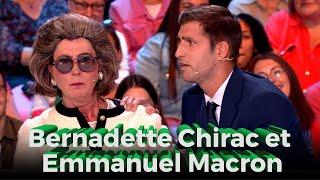 Bernadette Chirac et Emmanuel Macron  Isabelle Hauben & Antoine Donneaux  Le Grand Cactus 143