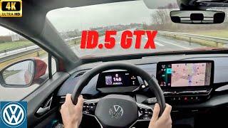 2022 VW ID.5 GTX  POV Drive with 0-100 kmh