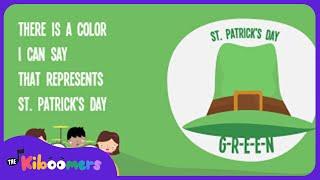 G-R-E-E-N St Patricks Day Lyric Video - The Kiboomers Preschool Songs & Nursery Rhymes