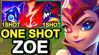 Wild Rift China Zoe Mid - INSANE MAX BURST ZOE BUILD RUNES - SOVEREIGN SOLO RANK GAMEPLAY