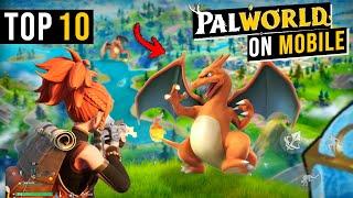 Finally Top 10 REALISTIC SURVIVAL Games Like PALWORLD For Android 2024  High Graphics