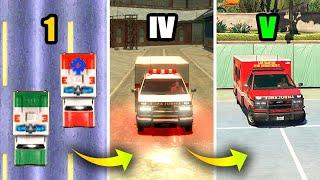 Ambulance in GTA Games Evolution