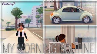 My Morning Routine  Berry Avenue VLOG  Roblox Roleplay