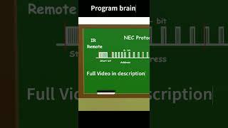 NEC Protocol explanation in tamil  Animation #electronics #universalremote #tvremote #smartremote